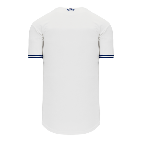 Athletic Knit Full Button Baseball Jersey with Braided Trim (BA5500)